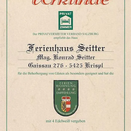 Casa de Férias Seitter Krispl